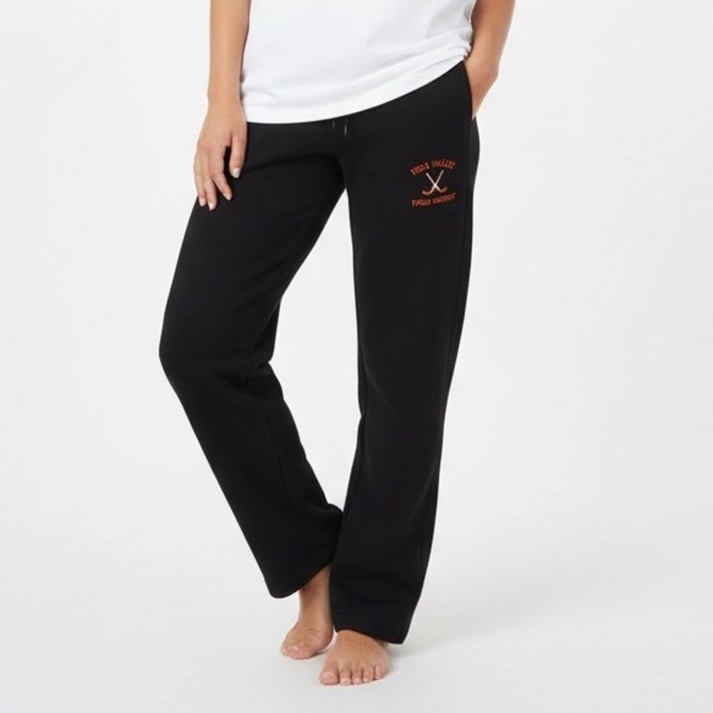 Sport Tek Perk Valley Field Hockey Sweatpants Womens L Black Cotton Drawstring